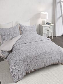 Bộ vỏ chăn Duvet Báo - Xám - Xem 2