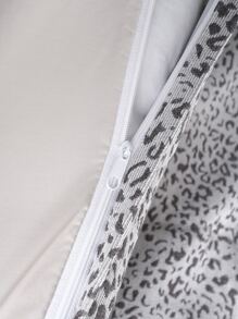 Bộ vỏ chăn Duvet Báo - Xám - Xem 4