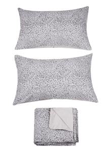 Bộ vỏ chăn Duvet Báo - Xám - Xem 8