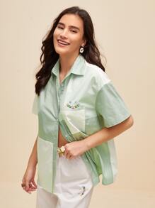 Mulvari Áo sơ mi Hai âm & Đồ họa Hoạt hình - Nhiều màu - Xem 6