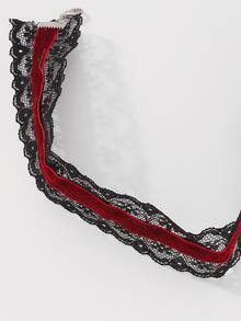 Ren Trim Choker - màu đen - Xem 4