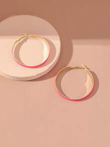 Hoa tai vòng tối giản - Nhiều màu - Xem 5