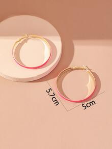 Hoa tai vòng tối giản - Nhiều màu - Xem 6