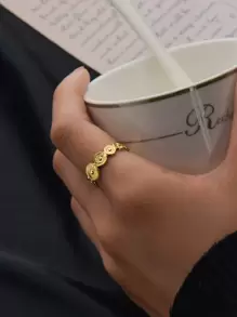 Vòng cửa tay áo Trang trí tròn - Vàng - Xem 8