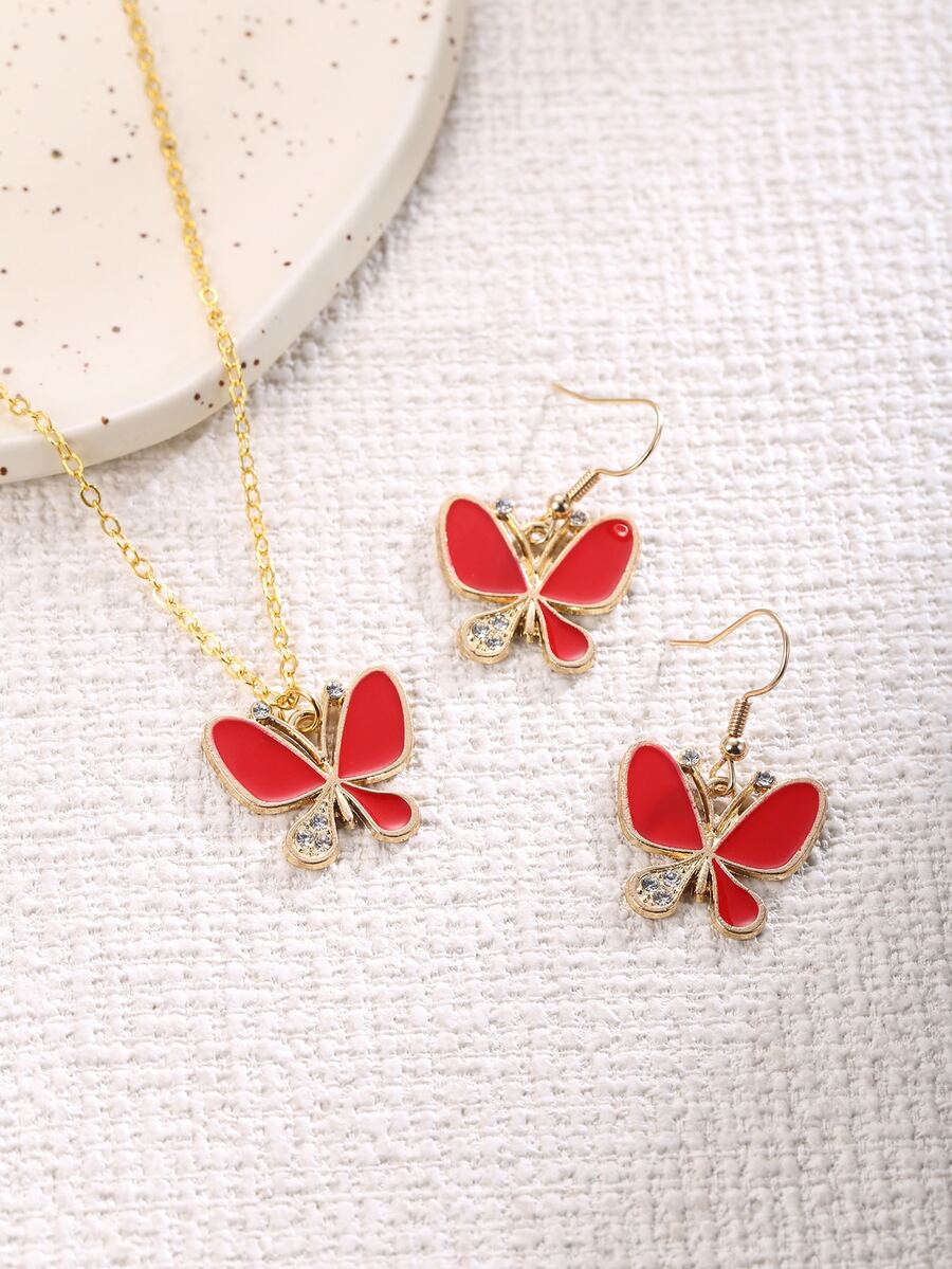 3 cái Bướm Trang Trí Trang Sức Bộ - Nhiều màu - Xem 1