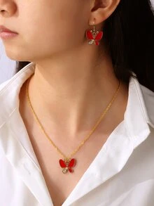 3 cái Bướm Trang Trí Trang Sức Bộ - Nhiều màu - Xem 2