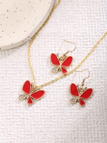 3 cái Bướm Trang Trí Trang Sức Bộ - Nhiều màu - Xem 5