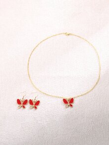 3 cái Bướm Trang Trí Trang Sức Bộ - Nhiều màu - Xem 6