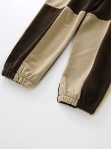 Toddler Girls Two Tone Joggers - Multicolor - View 3