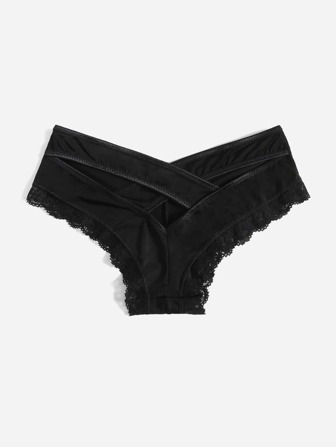 لباس داخلي متقاطع بدانتيل متباين