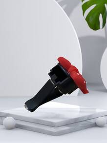 1 kẹp lỗ thoát khí trên ô tô với thiết kế hình cánh cung - Đỏ - Xem 2