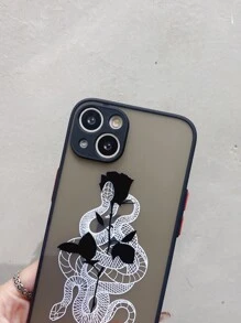 Vỏ điện thoại rắn và hoa hồng - Nhiều màu - Xem 5