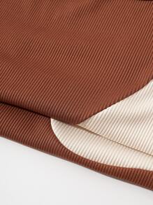 SHEIN Qutie 大碼撞色背心上衣 - 彩色 - 查看 3