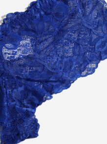 6pack Plus Floral Lace Panty Lingerie - Multicolor - View 3