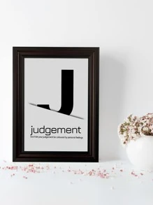 1入組隨機相框 - 紅木色 - 查看 1