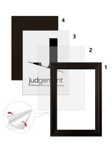 1入組隨機相框 - 紅木色 - 查看 3
