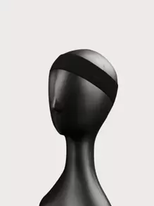 Diadema deportivo absorbe sudor - Negro - Ver 1