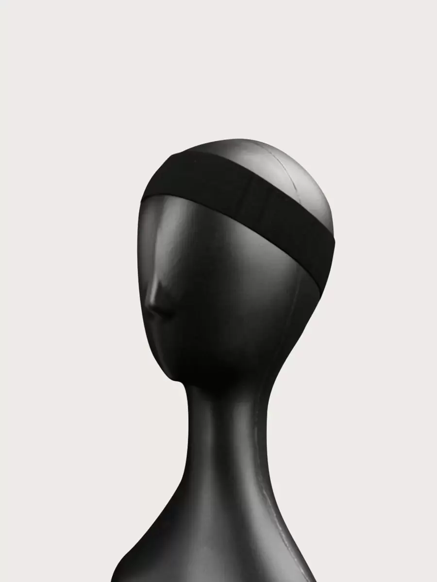 Diadema deportivo absorbe sudor - Negro - Ver 1