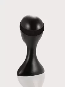 Diadema deportivo absorbe sudor - Negro - Ver 2