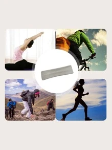 Sports Sweat-absorbent Headband - Grey - View 4