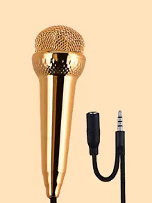 3.5mm Jack Microphone - Gold - View 1