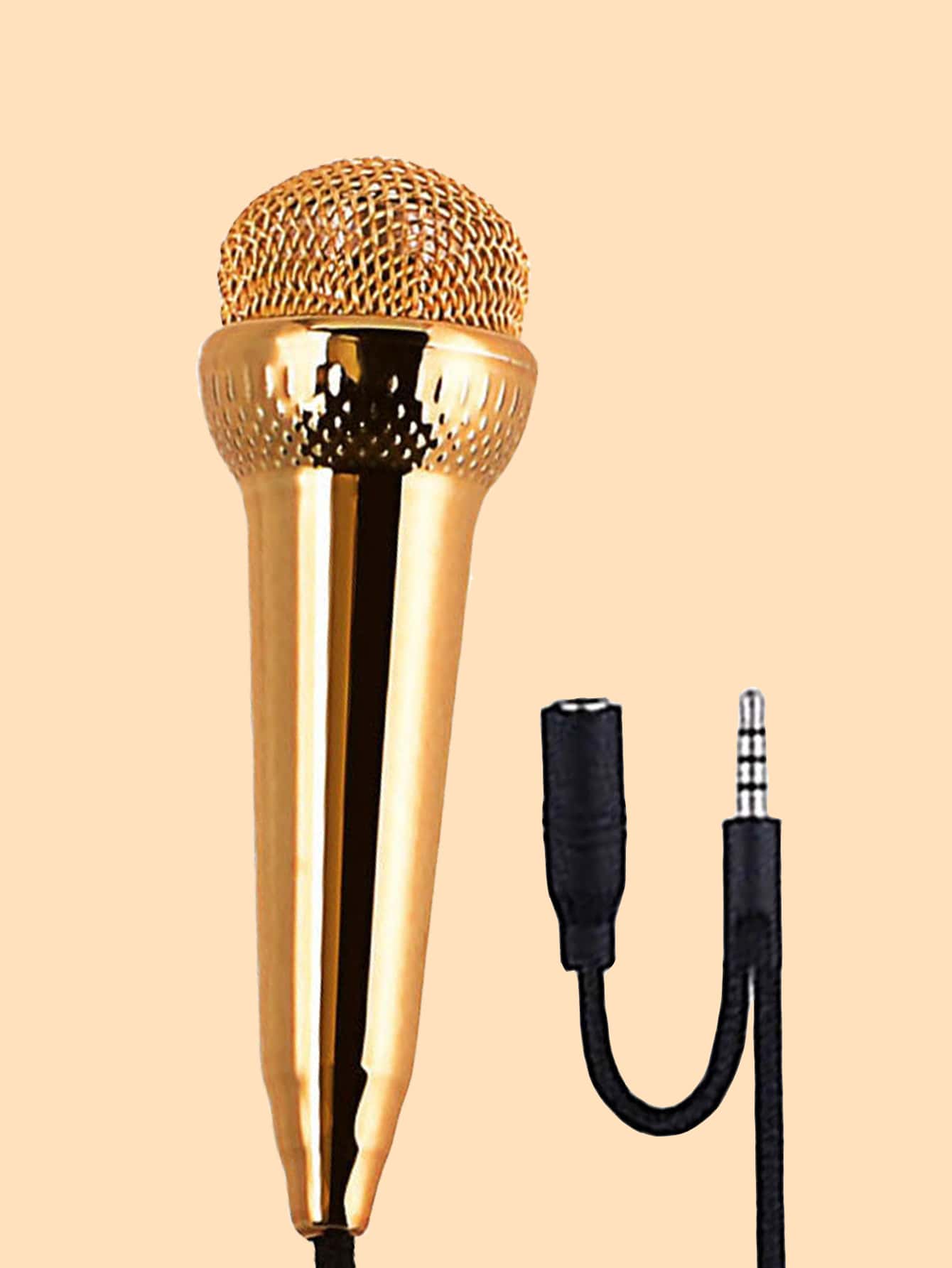 3.5mm Jack Microphone - Gold - View 1