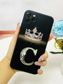 Letter Graphic Phone Case - Multicolor - View 2