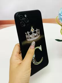 Letter Graphic Phone Case - Multicolor - View 3