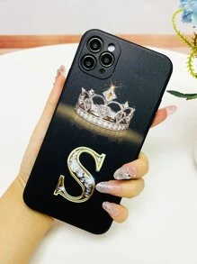 Letter Graphic Phone Case - Multicolor - View 2