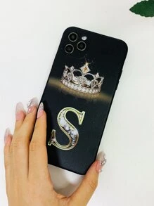 Letter Graphic Phone Case - Multicolor - View 4