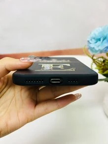 Coque de téléphone portable à lettres