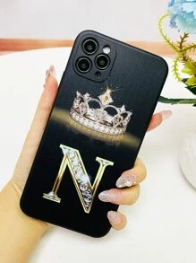 Letter Graphic Phone Case - Multicolor - View 2