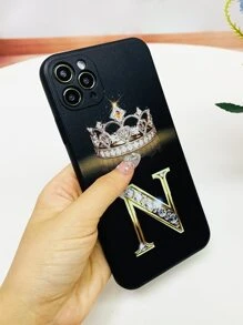 Letter Graphic Phone Case - Multicolor - View 3