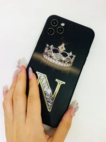 Letter Graphic Phone Case - Multicolor - View 4