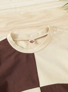 Tops con gái Thắt nút Xù Khối Màu Giải trí - Nhiều màu - Xem 3