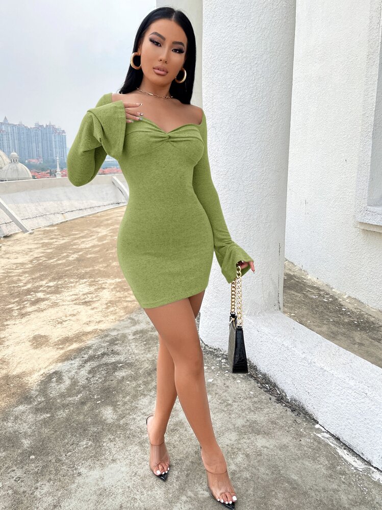 women's winter casual dress NENONA 2026 Long Sleeve Fall Sweater Spring Fashion Button Elegant Business Work Mini Dresses(Apricot, S) : Clothing, Shoes & Jewelry Color:Ecru No pockets adult birthday invitation Turquoise sweet 16 Dress