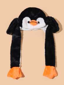 可愛卡通毛絨帽 - 彩色 - 查看 2