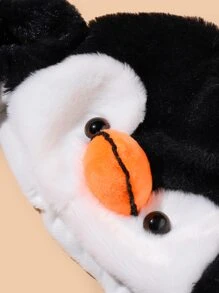 可愛卡通毛絨帽 - 彩色 - 查看 3