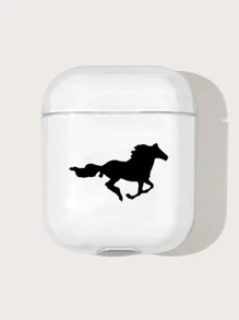 حالة متوافق مع Airpods نمط حصان - شفاف - مشاهدة 1
