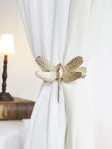 Dragonfly Design Curtain Curtain Curtain - Vàng - Xem 1