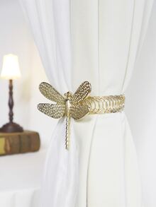 Dragonfly Design Curtain Curtain Curtain - Vàng - Xem 3