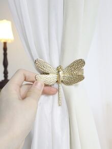 Dragonfly Design Curtain Curtain Curtain - Vàng - Xem 4