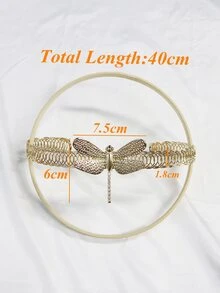 Dragonfly Design Curtain Curtain Curtain - Vàng - Xem 6