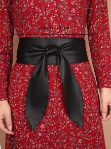 結飾裝飾腰帶 - 黑色 - 查看 4