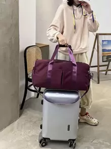 Túi vải thô dung tích lớn Túi du lịch Túi du lịch Túi đựng đồ du lịch Trang phục du lịch sân bay Quần áo du lịch Đồ du lịch Túi hành lý Ý tưởng quà tặng Giáng sinh Quà tặng Giáng sinh cho mẹ Quà tặng sinh nhật Mẹ bạn Túi tập thể dục Túi thể thao Balo tập luyện cho kỳ nghỉ Ngày lễ Tạ ơn Quà tặng cảm ơn cho vali Túi qua đêm Túi vải thô Túi cuối tuần để đựng hành lý Túi xách tay Túi đi học đại học Túi hành lý Túi cuối tuần Túi bệnh viện Mùa đông - Màu đỏ tím - Xem 8