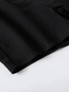 Bộ đồ Em bé Lá thư Giải trí - màu đen - Xem 8