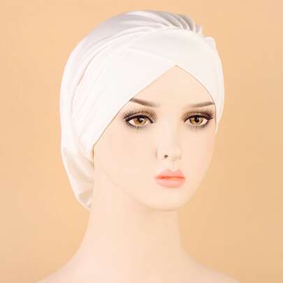 Solid Ruched Head Wrap