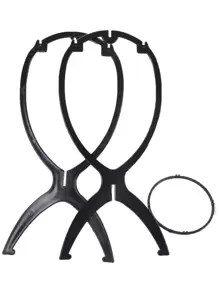 1pc Wig Stand Holder - Black - View 2