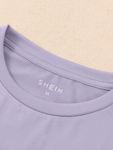Áo thun nữ Loại bướm Giải trí - Màu Lilac Tím - Xem 5