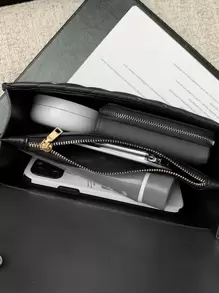 Old Money, Metal Decor Shoulder Bag Women Mini Love Bag Icon Black-Antique Gold Best Gift Bags For Teachers, Women, Girlfriends & Families, Fashionable Business Casual Bag For Women, Perfect For Office, Business And Work, Business Casual Woman Bag